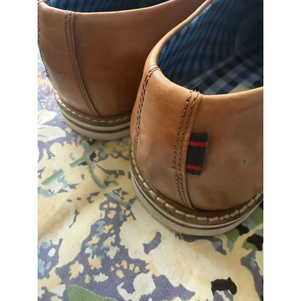 Ben Sherman Men’s Brown Leather Lace Up Loafers size 42 US size 9 - Picture 7 of 8